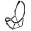 Shires Velociti Rapida Curved Leather Headcollar - Havana